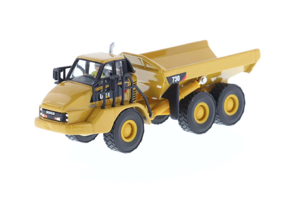 Diecast Masters H0 (1:87) 85130 - Caterpillar 730 Knickgelenkter LKW | Modellbahn | Modelleisenbahn