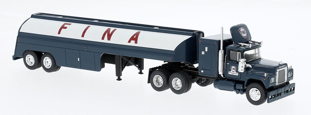 Brekina H0 (1:87) 85810 - Mack RS 700 Tank-SZ Fina Brekina 1:87 | Modellbahn | Modelleisenbahn