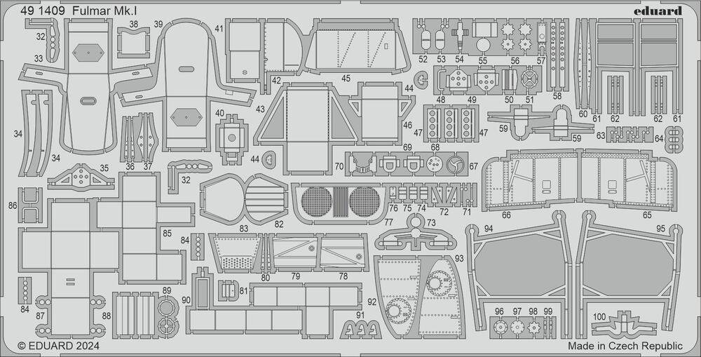 Eduard Accessories 491409 - 1/48 Fulmar Mk.I 1/48 | Modellbau