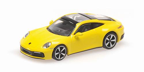 Minichamps H0 (1:87) 870068322 - PORSCHE 911 (992) - CARRERA 4S - 2019 - YELLOW | Modellbahn | Modelleisenbahn