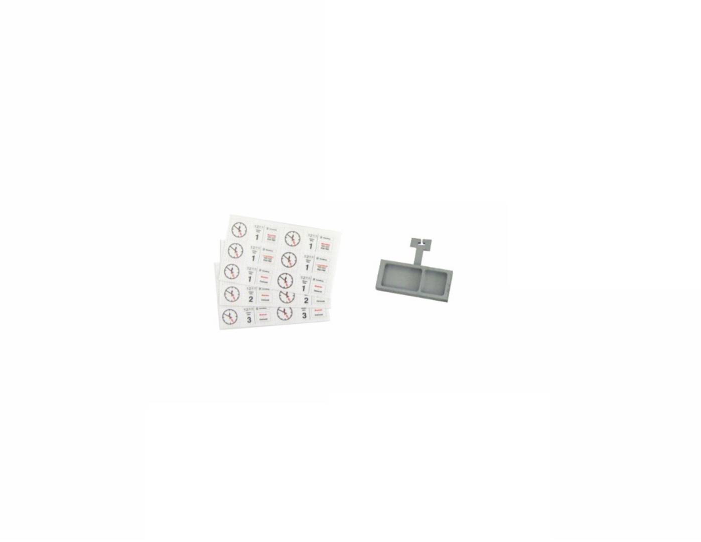 Modusteck 0 871001 - Bahnsteiganzeige 1 30 x 12 mm | Modellbahn | Modelleisenbahn