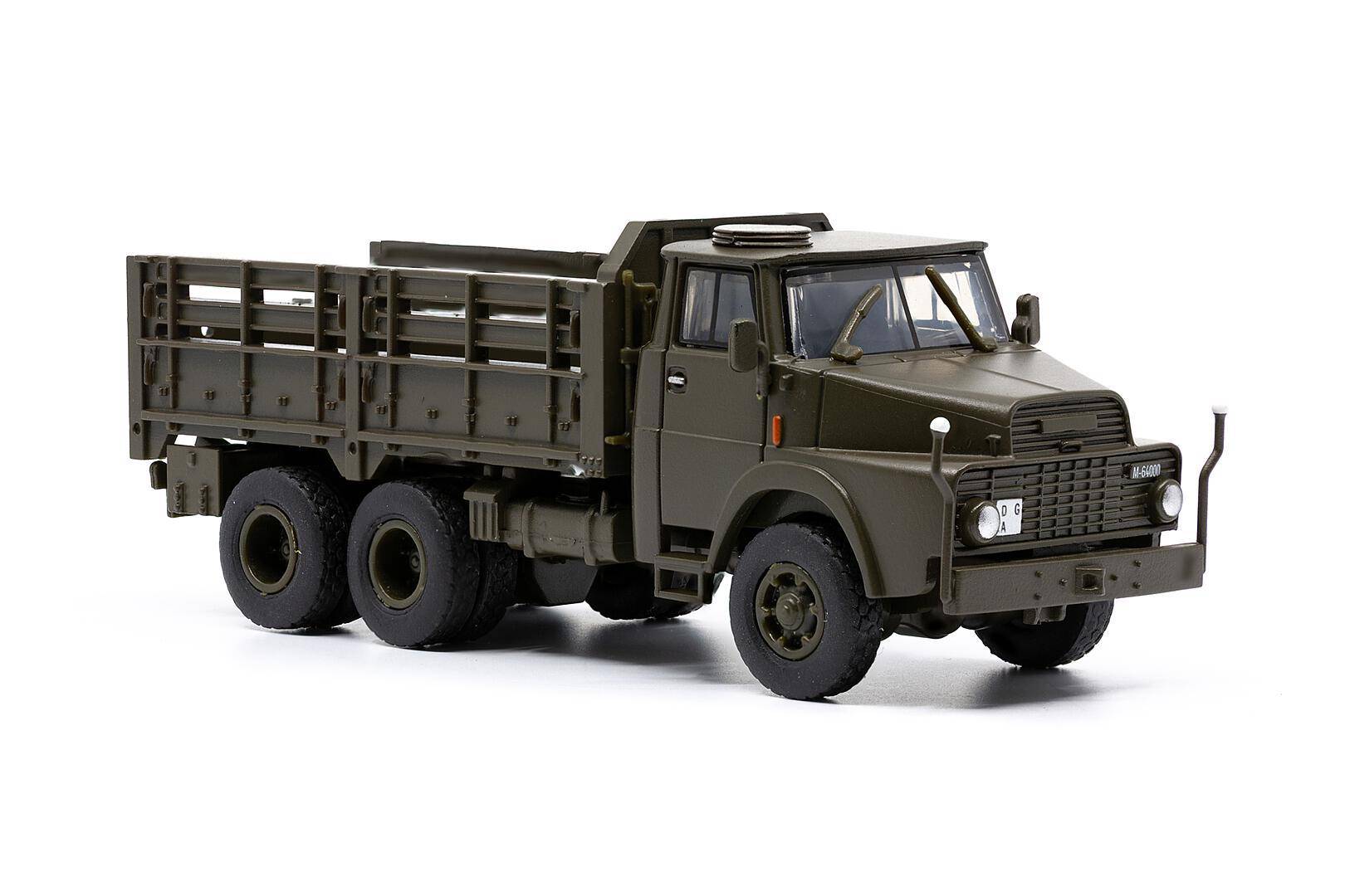 ACE Collectors H0 (1:87) 885104 - 1/87 Henschel LKW HS 3-14 6x6, offene Ladefläche | Modellbahn | Modelleisenbahn