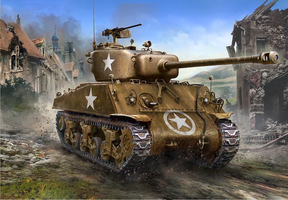 Zvezda 923676 - 1/35 M4 A3 (76 mm) Sherman | Modellbau
