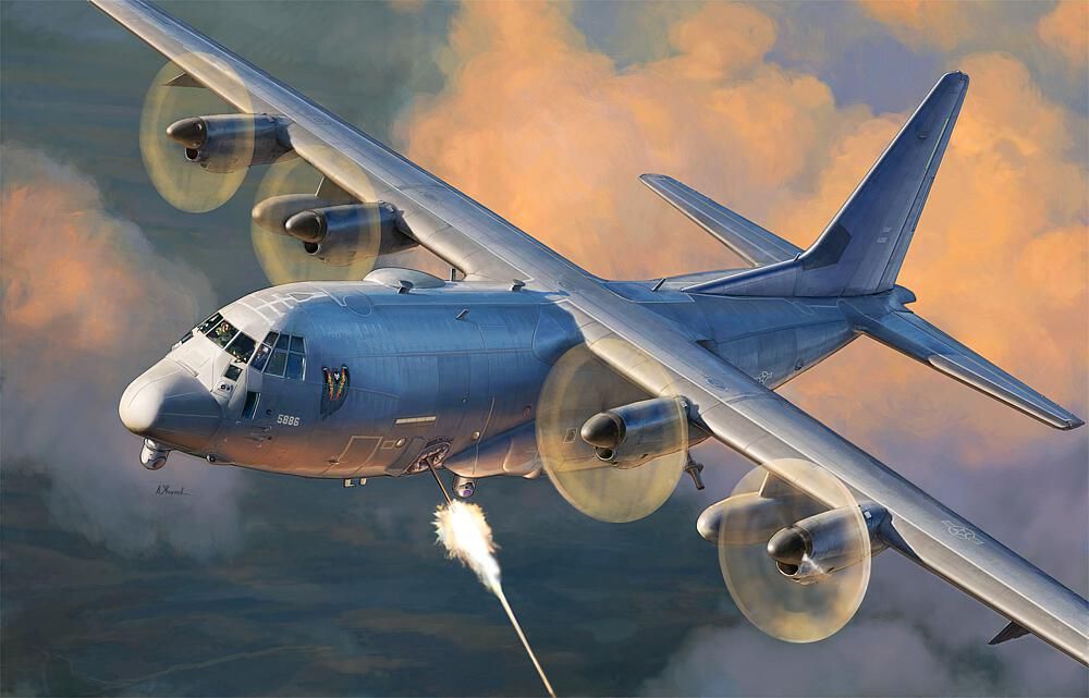 Zvezda 927326 - 1/72 AC-130J Gunship Ghostrid | Modellbau