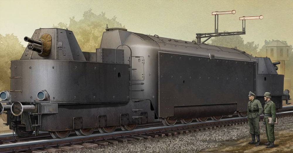 Trumpeter 00223 - German Armored Train Panzertriebwag.Nr16 | Modellbau