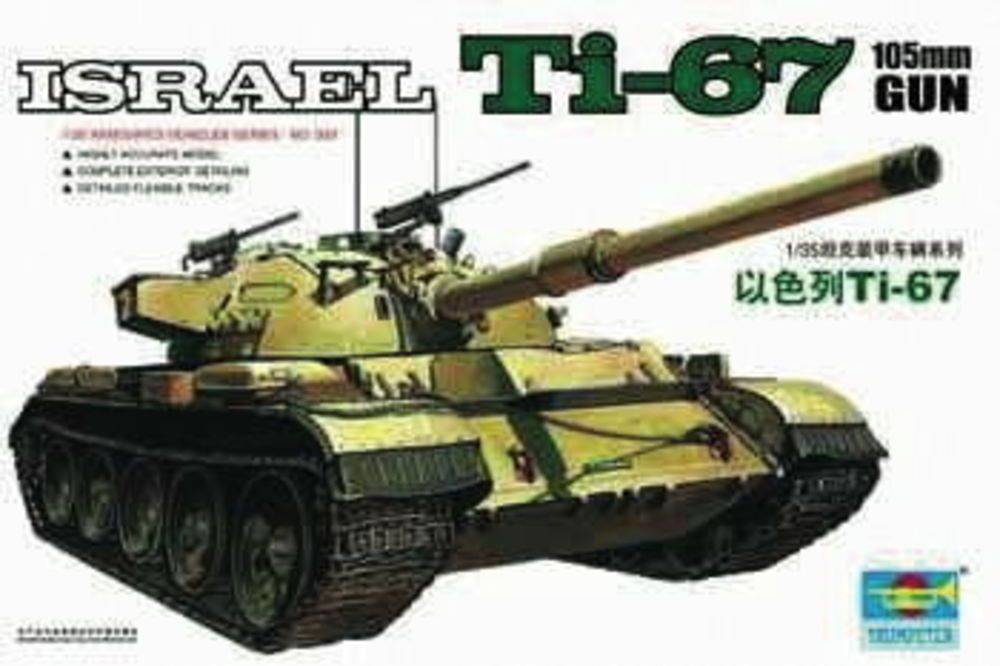 Trumpeter 00339 - 1:35 Israelischer Panzer Ti-67 Modellbau