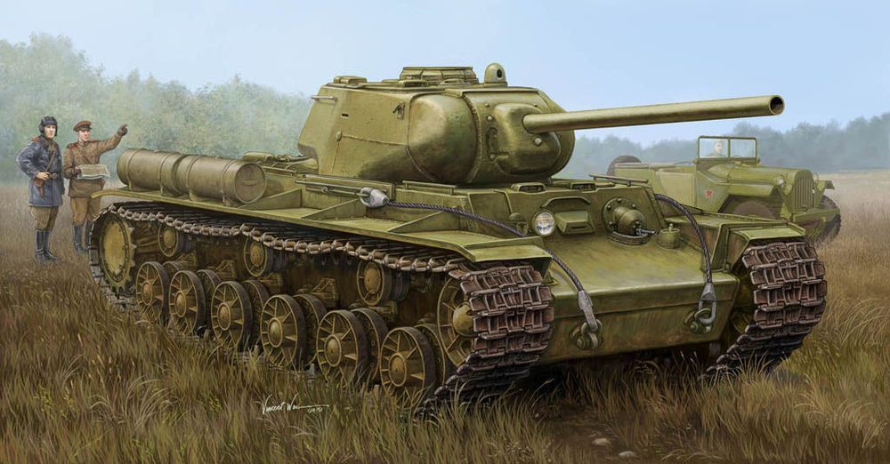 Trumpeter 01567 - 1:35 Soviet KV-1S/85 Heavy Tank | Modellbau