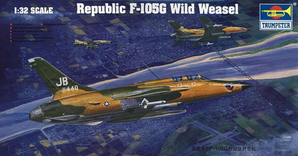 Trumpeter 02202 - 1:32 Republic F-105 G Wild Weasel | Modellbau