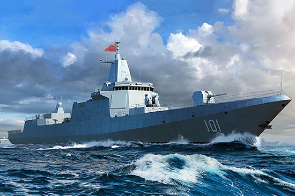 Trumpeter 06729 - 1:700 PLA Navy Type 055 Destroyer | Modellbau