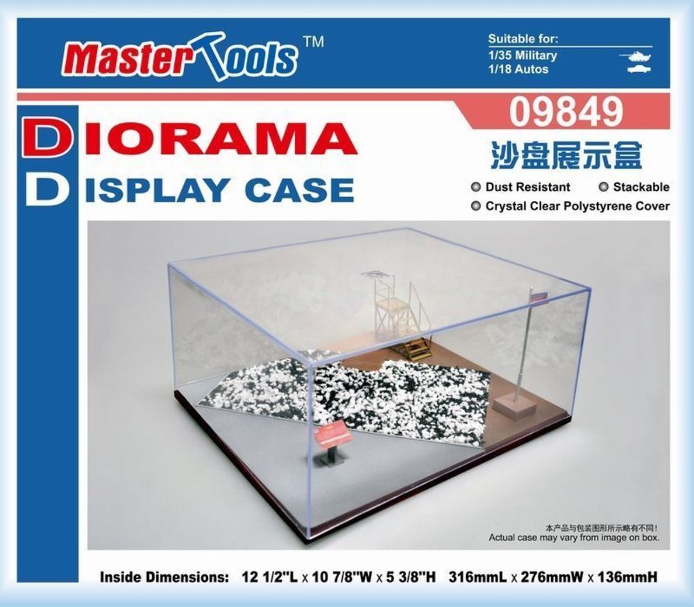 Master Tools 09849 - Sand Table Show Case 316x276x136mm | Modellbau