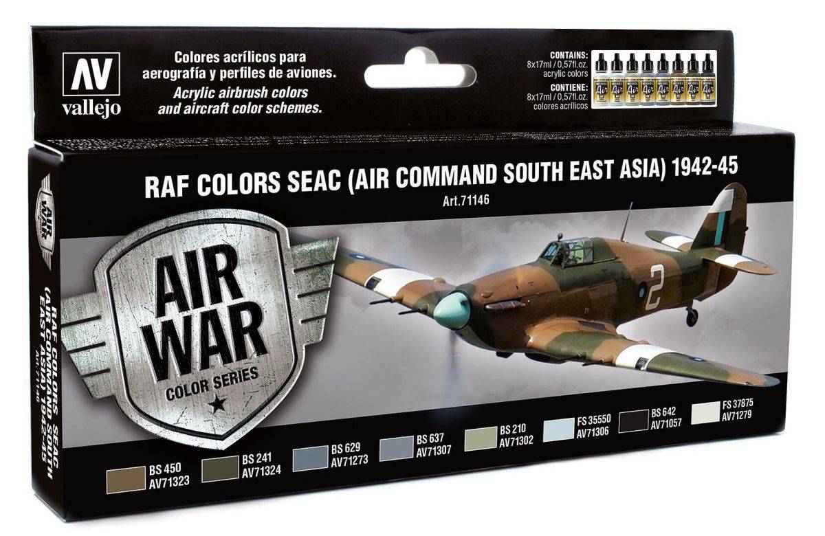 Vallejo 71146 - Seac (Air Command South East Asia) 194245 18 ml | Modellbau