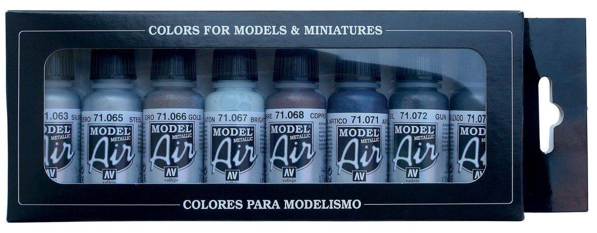 Vallejo 71176 - Metallic Colors 18 ml | Modellbau