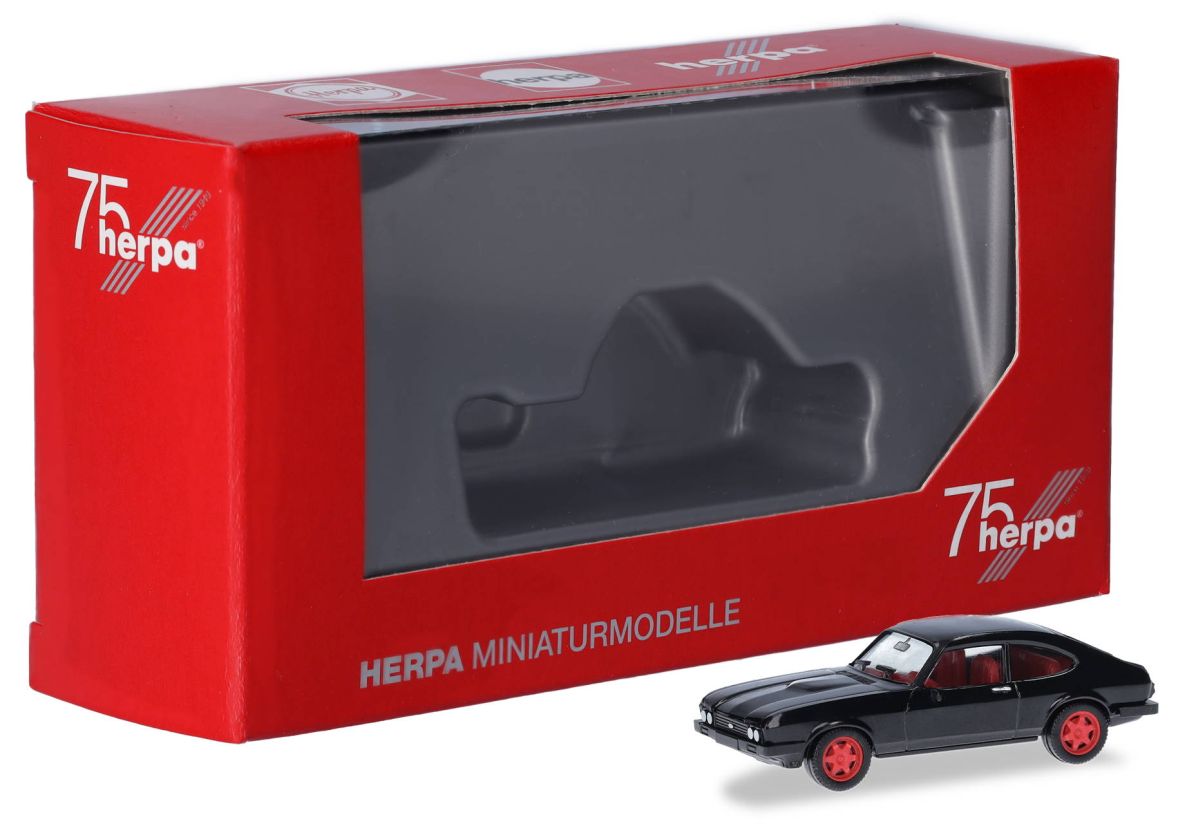 Herpa H0 (1:87) 956550 - FORD CAPRI SpiWa/75 Jahre Herpa | Modellbahn | Modelleisenbahn