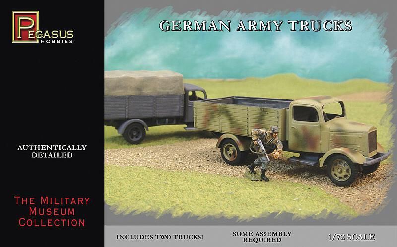 Pegasus 957610 - 1/72 Deutscher Armeelastwagen,2 Bausätze Modellbau