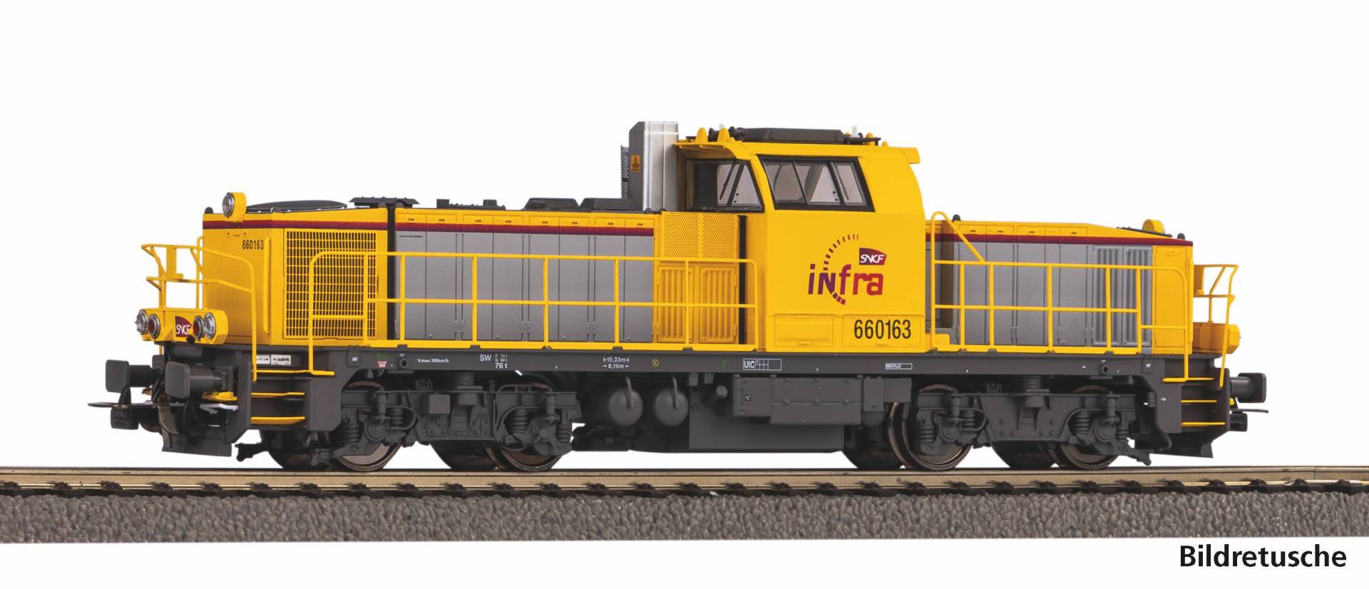 Piko H0 (1:87) 96493 - Diesellok BB 60000 SNCF VI + DSS PluX22 | Modellbahn | Modelleisenbahn