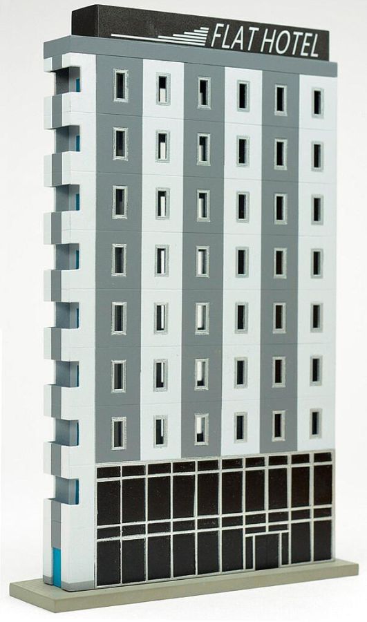 Tomytec N 971097 - Schmales Hochhaus, Typ B | Modellbahn | Modelleisenbahn