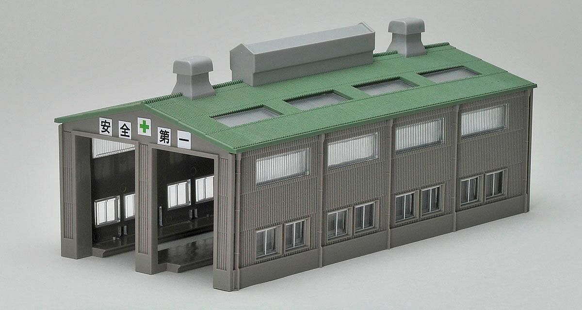 Tomytec N 972129 - Lokschuppen, 2-ständig | Modellbahn | Modelleisenbahn