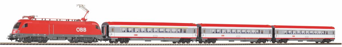 Piko H0 (1:87) 97947 - Start-Set mit Bettung Taurus ÖBB | Modellbahn | Modelleisenbahn