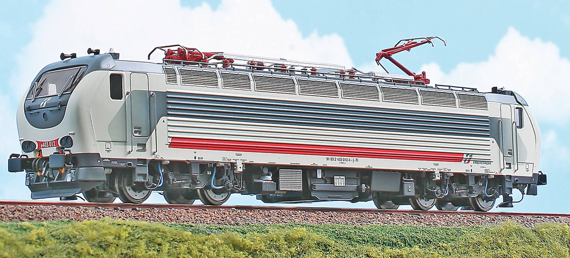 ACME H0 (1:87) AC69215 - Lokomotive E.403 012 in der „Intercity Day“-Lackierung und mit zwei Stromabnehmer - Ep.VI - DCC und Sound | Modellbahn |