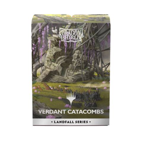 Dragon Shield ART16504 - Matte Dual Art Sleeves MTG Landfall Series - Verdant Catacomb