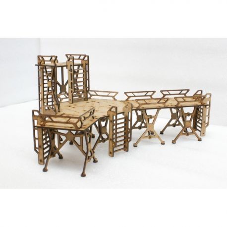 Bandua BA0100018 - Pack 3 industrial | Tabletop