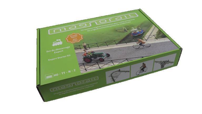 Magnorail BS-10 - Expert Starter Set + 8 Fahrzeugschleifer H0, TT, N & Z | Modellbahn | Modelleisenbahn