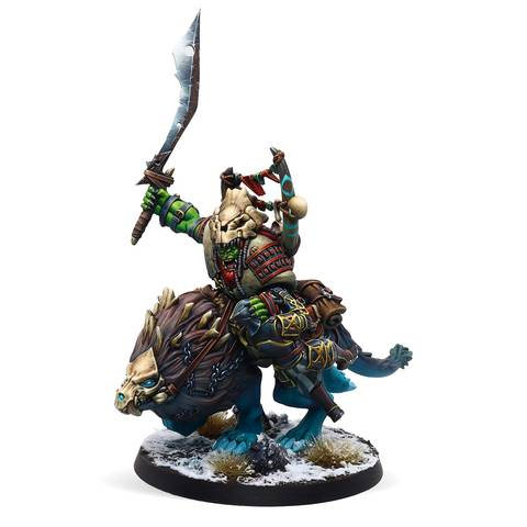 Corvus Belli Warcrow CBWW01010-0030 - Mounted Wrathmane | Tabletop