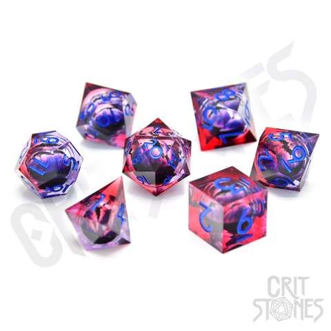 Glassstaff CSDCE12ELDRDRGN - Elder Dragons Gaze Floating Eye RPG Dice Set | Tabletop