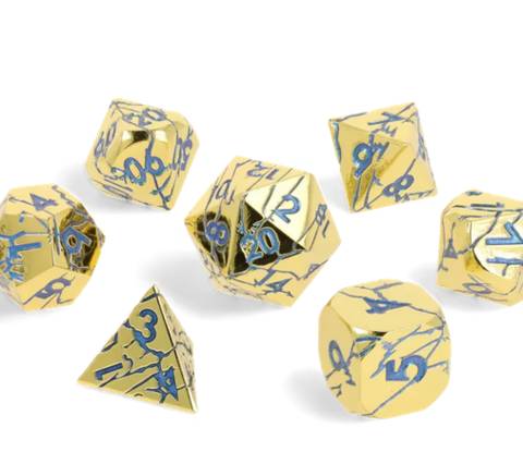 Glassstaff CSDCM100DVNTNBND - Divinity Unbound Metal RPG Dice Set | Tabletop