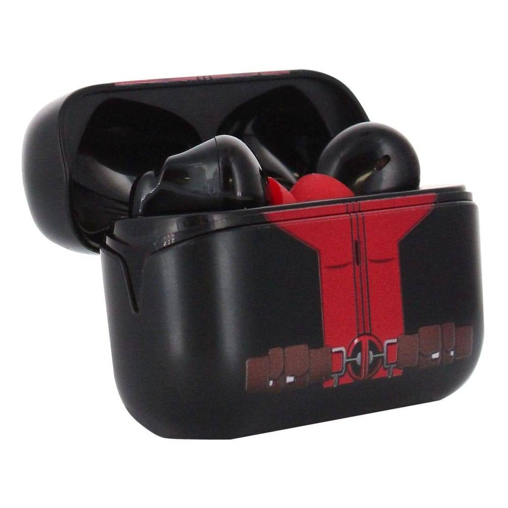 Exquisite Gaming EXGMER-HDHPMR400684 - Marvel Holdems Mini-Halter & Kabellose Kopfhörer Deadpool mit TWS Buds 10 cm