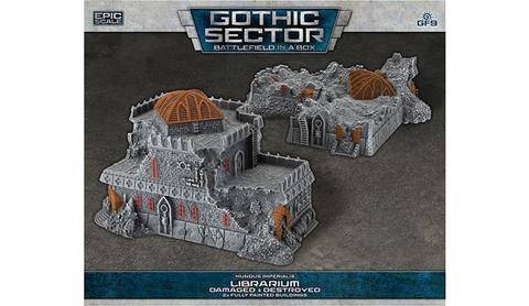 Gale Force Nine GFNBB683 - Mundus Imperialis - Librarium (Damaged & Destroyed x2) | Tabletop