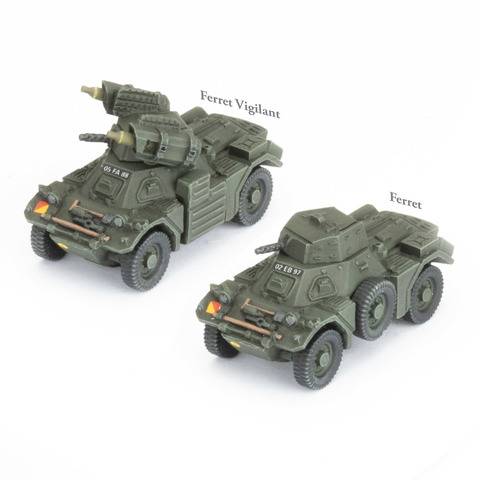 Gale Force Nine GFNTBR311 - Ferret and Ferret Vigilant Scout Cars (x2) Tabletop