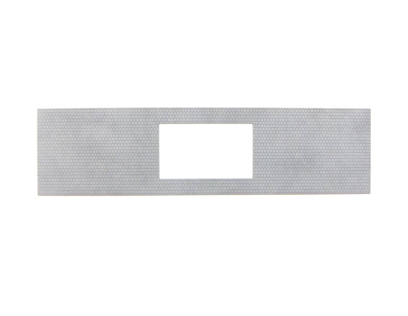 Modusteck H0 (1:87) H0870801.2 - Bahnsteigbelag lang mit Öffnung L.292 x B.75,2 mm | Modellbahn | Modelleisenbahn