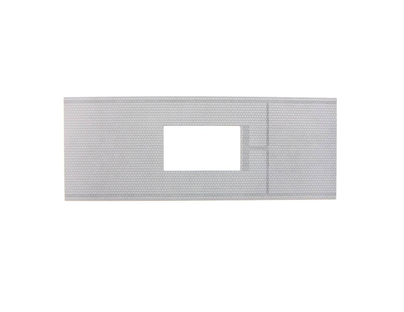 Modusteck H0 (1:87) H0870851.3 - Bahnsteigbelag lang, Leitsystem, Öffnung L.292 x B.110 mm | Modellbahn | Modelleisenbahn
