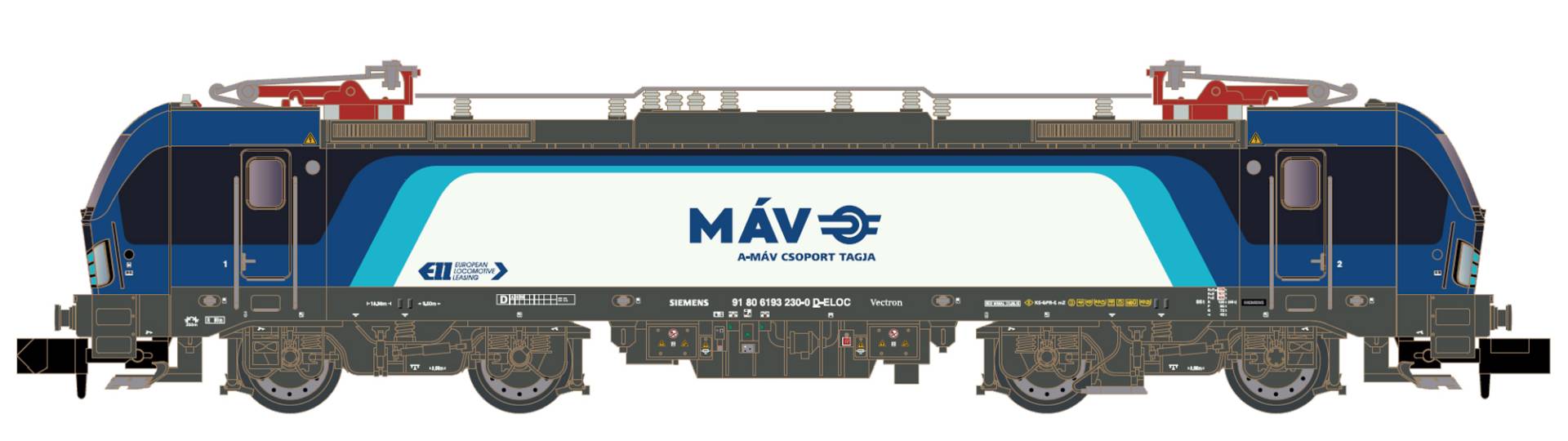 Hobbytrain N H30183S - E-Lok BR 193 Vectron ELL/MAV, Ep.VI, Sound | Modellbahn | Modelleisenbahn