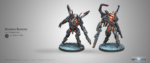 Infinity INF280677 - Xeodron Batroids | Tabletop