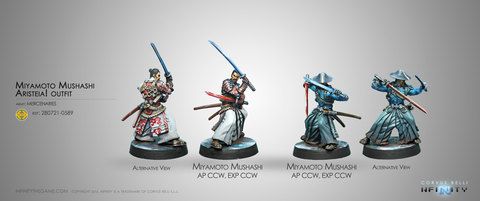 Infinity INF280721 - Miyamoto Mushashi Aristeia! outfit | Tabletop