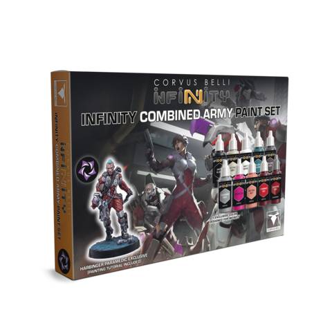 Corvus Belli INF281638-1189 - Infinity Combined Army Paint Set Harbinger Paramedic exclusive | Tabletop
