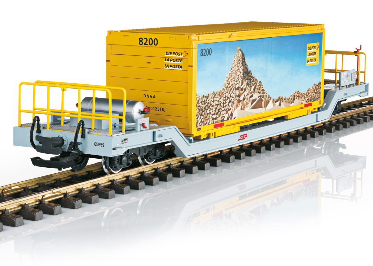 LGB G L45925 - RhB Containerwagen | Modellbahn | Modelleisenbahn