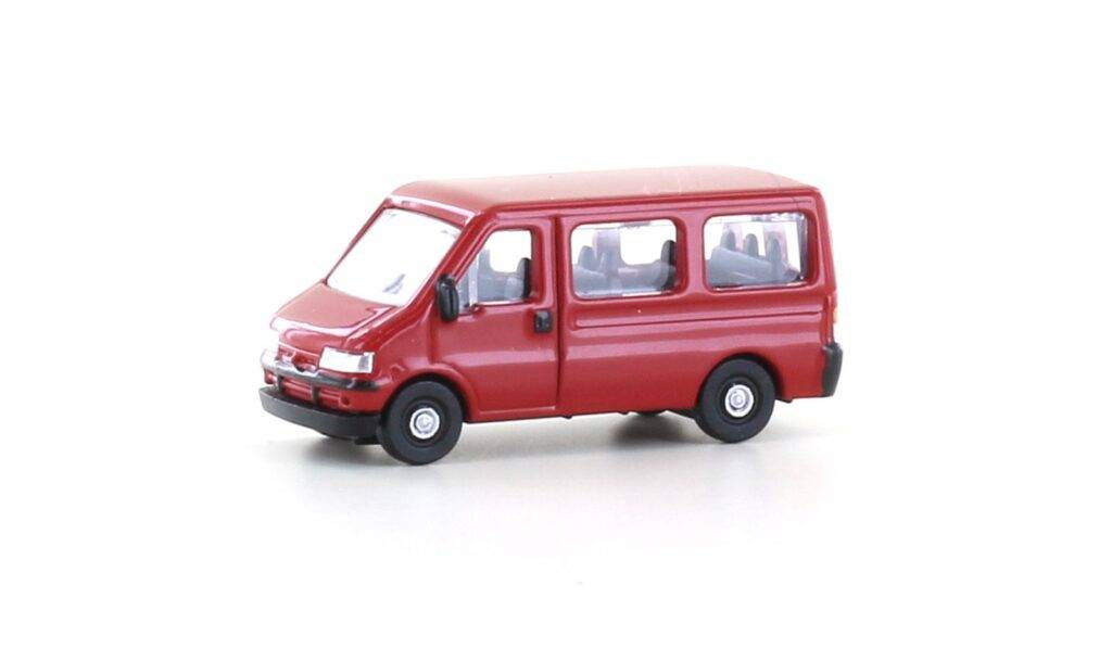 Minis N LC61316 - Fiat Ducato II Bus, rot | Modellbahn | Modelleisenbahn