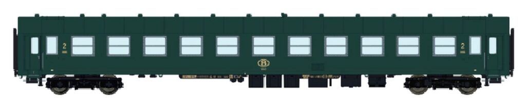L.S. Models H0 (1:87) LS42071 - Personenwagen I5 Bc10, 2.Kl. SNCB, Ep.III - Lemke | Modellbahn | Modelleisenbahn