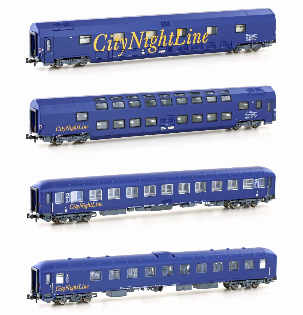 L.S. Models N LS97002N - 4er Set Nachtzugwagen CNL, Ep.V, CNL 212/213, Set I - Lemke | Modellbahn | Modelleisenbahn