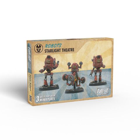 Modiphius Entertainment MUH0190046 - Fallout: Wasteland Warfare - Robots - Starlight Theatre Staff | Tabletop