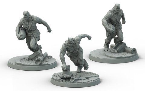Modiphius Entertainment MUH051240 - Fallout: Wasteland Warfare - Super Mutants: Suiciders | Tabletop