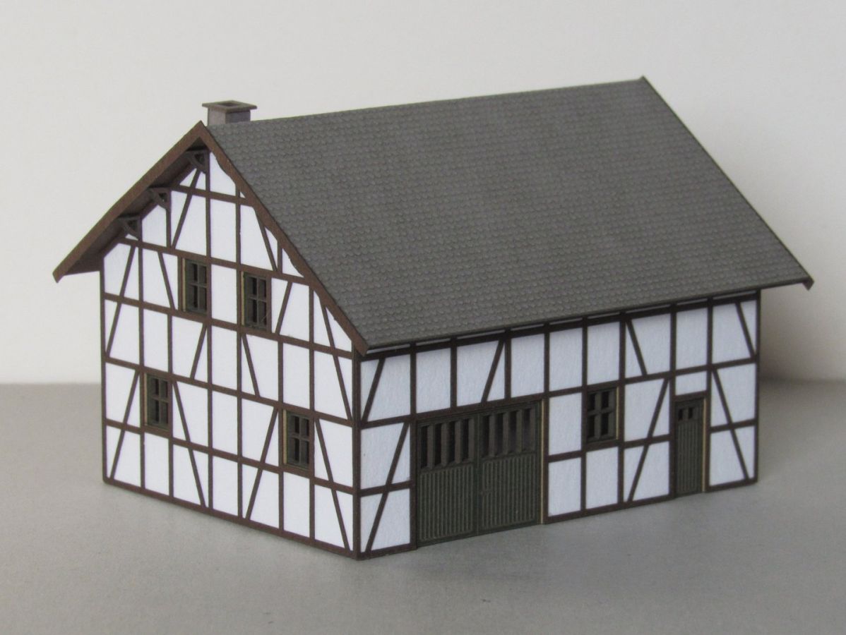 Modellbau Laffont N N501 - Fachwerk-Bauernhaus verputzt | Modellbahn | Modelleisenbahn