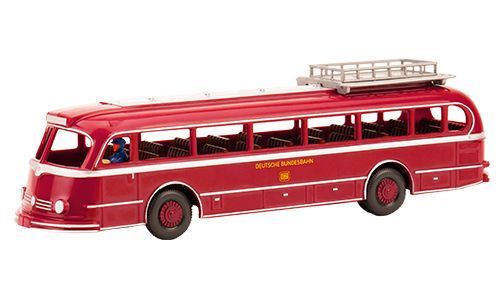Brekina H0 (1:87) PMS_252851 - Set Edition Deutsche Bundesbahn Nr. 6, Mercedes O 6600 H | Modellbahn | Modelleisenbahn
