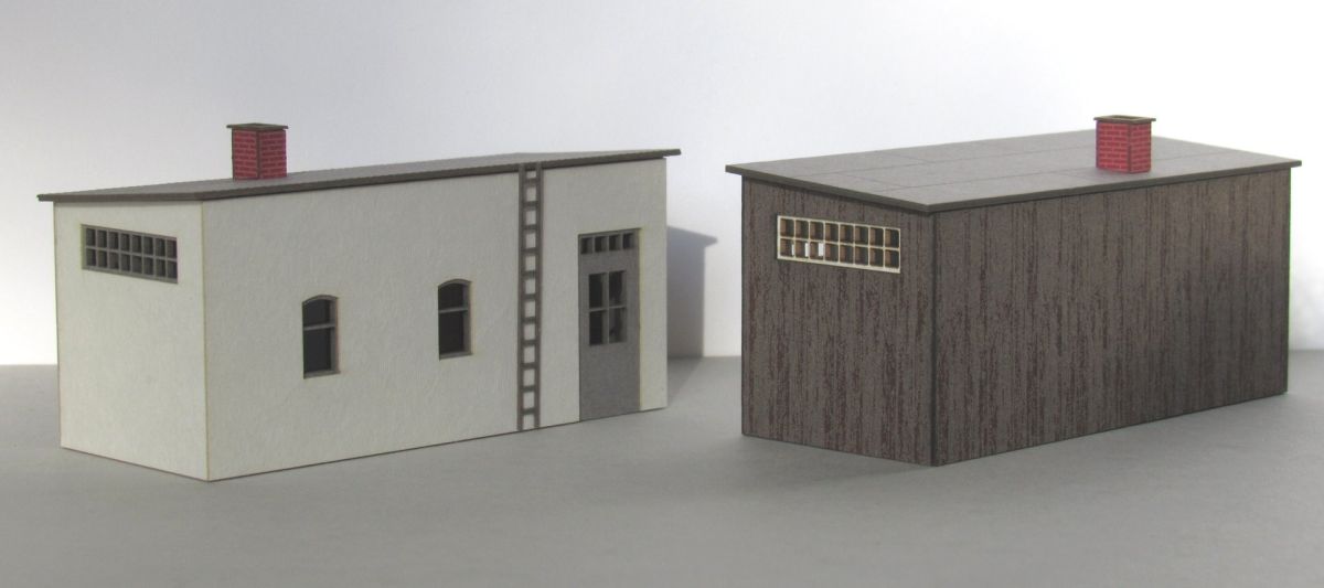 Modellbau Laffont TT T5801 - 2 Werkstattbaracken | Modellbahn | Modelleisenbahn