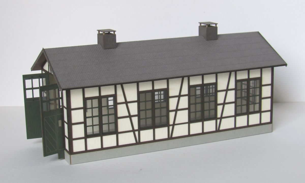 Modellbau Laffont TT T9301 - Einständiger Lokschuppen | Modellbahn | Modelleisenbahn