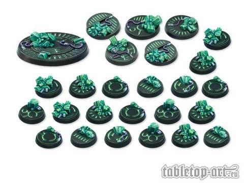 TableTop Art TTA100573 - Crystal Tech Bases - Starter DEAL Rund (20-5-1)