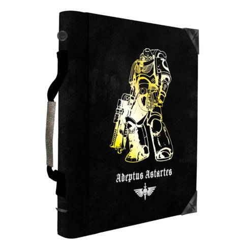 Ultra Pro UP16438 - Space Marines - Adeptus Astartes Codex Book Folio - Debossed and Printed for Warhammer 40,000